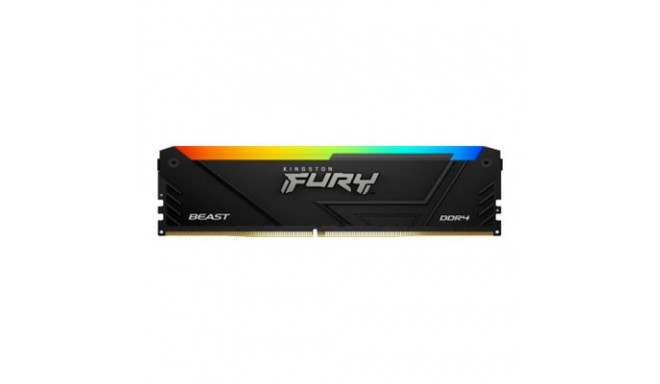 Kingston KF432C16BB12AK2/32 32GB 3200MT/s DDR4 CL16 DIMM (komplekt 2-st) 1Gx8 FURY Beast RGB