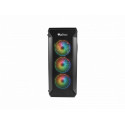 GENESIS IRID 505 ARGB Pc case, Midi tower, 2xUSB 3.0, 2xUSB 2.0, 2x Jack, Black | Genesis