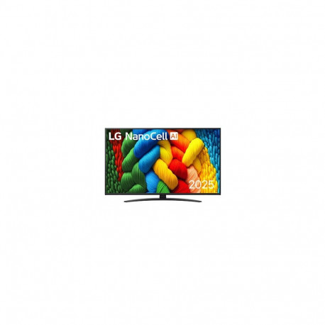 LG nutiteler NanoCell AI 50NANO81A3A 127cm (50") 4K Ultra HD Wi-Fi, must