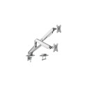 Spring mount for two 17"-32" monitors