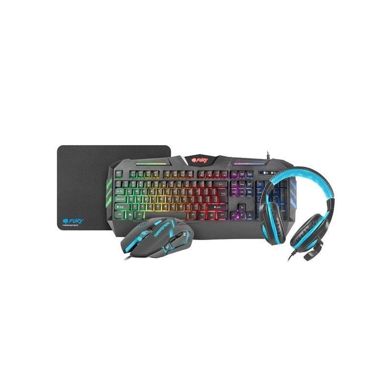 Fury Gaming Combo Set 4in1 THUNDERSTREAK (keyboard,mouse ...