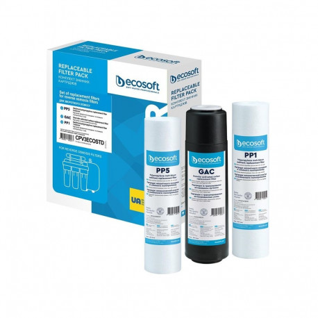 FILTERS FOR RO SYST ECOSOFT 1-2-3 STAGES