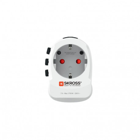 Skross 1.302461 power plug adapter Universal White