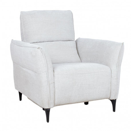 Recliner armchair MIAMI with electric mechanism, light beige