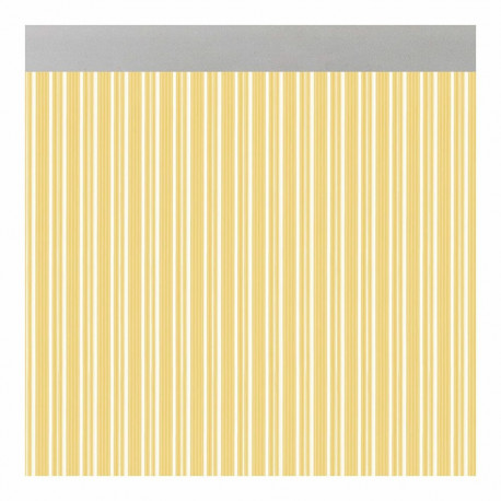 Curtain Acudam Ferrara Doors Yellow Transparent Exterior PVC Aluminium 90 x 210 cm
