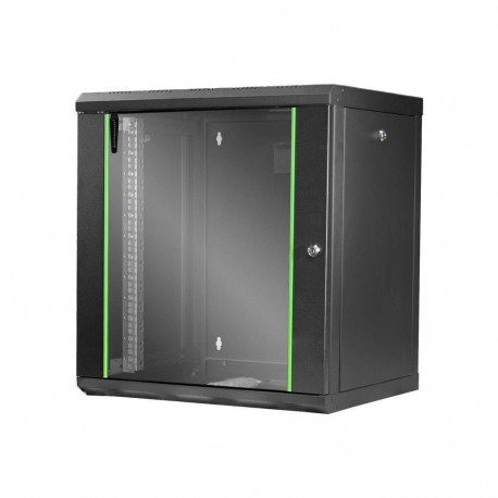 Digitus 19 wall 643x600x450mm - black 12HE - RAL9005