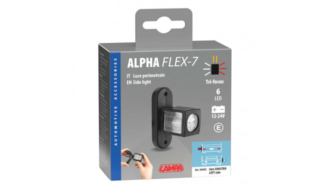 Gabariidituli 6 Ledi 12/24V vasak 3külge