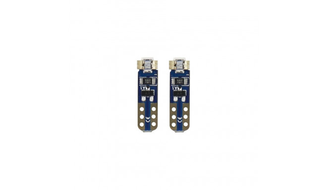 Led pirnid 2tk, T5, 1*SMD,12V, valge