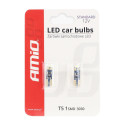 Led pirnid 2tk, T5, 1*SMD,12V, valge