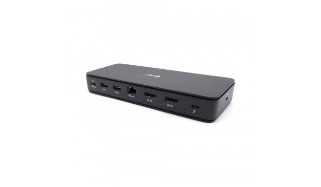 i-tec Thunderbolt4 2x Display dokkimisjaam Gen3 7x USB, 2.5 GLAN PowerDelivery 92 W TB4 kaabel 1 m