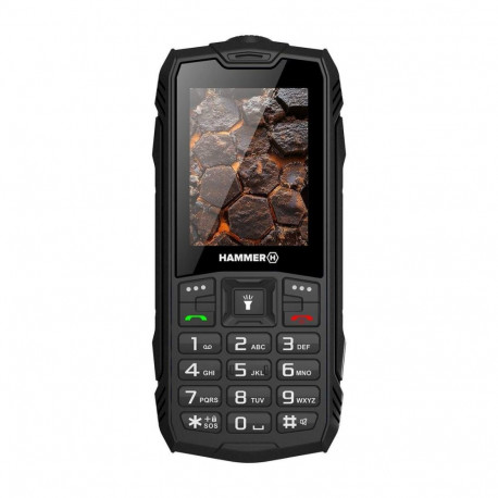 SALE OUT. Hammer ROCK LTE | Black | 2.4 " | IPS | 48 MB | 128 MB | Dual SIM | 3G | Main camera resol