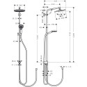 dušikomplekt Hansgrohe Crometta S 27270000