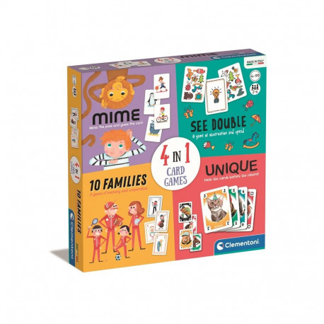 BOARD GAME 4IN1 CARD GAMES 50831