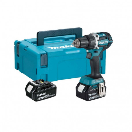 Accum. screwdriver-drill 18V 2x5.0Ah, Makita, BL