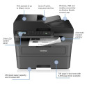 Brother MFC-L2800DW Printer Laser B/W MFP A4 32 ppm Wi-Fi Ethernet LAN USB (SPEC)