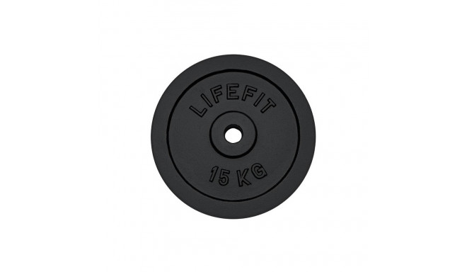 standard valuraud plaat Lifefit 15kg 30mm