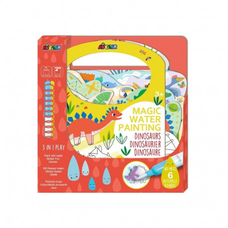 TOY AVENIR MAGIC WATER PAINTING DINOSAUR