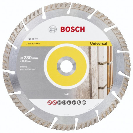 Bosch diamond disc 230x2.6x22.23mm, height of segments 10mm
