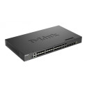 Managed Switch DXS-3410-32XY/E 10G Layer 3 Stackable 24*10GBASE-T + 4*10G SFP+ + 4*25G SFP28 Multi-G