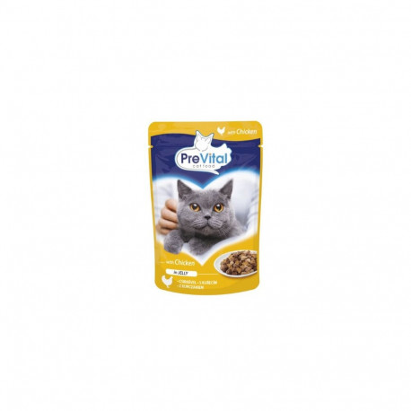 PREVITAL Chicken in jelly - wet cat food - 100g