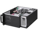 Techly šassii tööstuslik rack 19/desktop 4U ülikompaktne must I-CASE MP-P4HX-BLK6