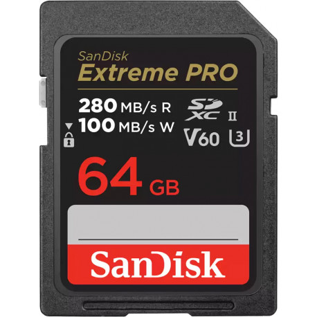 SanDisk memory card SDXC 64GB Extreme Pro UHS-II