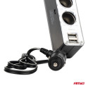 Hargmik 12/24V, 3 sigaretisüütaja pesa+1 USB