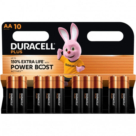 Duracell Plus Boost MN1500 BL10 AA patareid