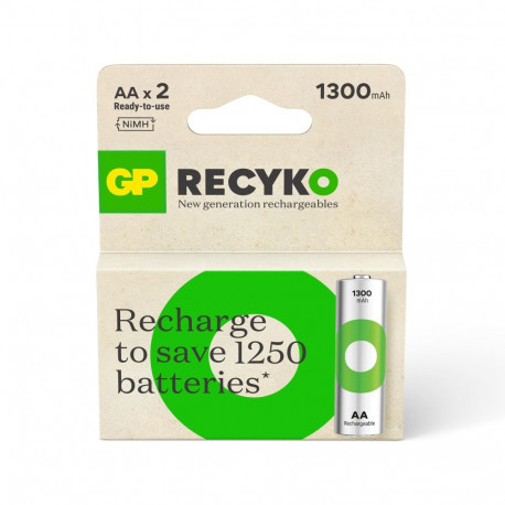 GP ReCyko AA akud 1300mAh 2tk
