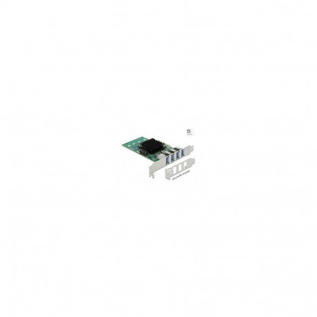 DeLOCK adapterkaart C.LP PCIe x4 4x välised USB 3.0 pordid