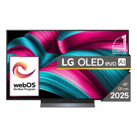 LG OLED evo AI OLED48C51LA teler 121.9 cm (48") 4K Ultra HD nutiteler Wi-Fi must