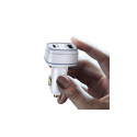 USAMS Lad. alone. 1xUSB+1xUSB-C C24 120W(head only) Fast Charge white/white CC142TC02 (US-CC142)