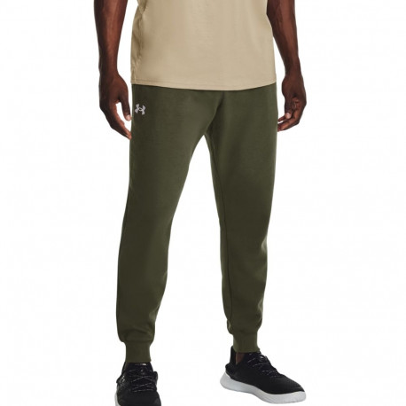 Under Armour meeste dressipüksid Rival Fleece Joggers 1379774 390 2XL, oliiviroheline