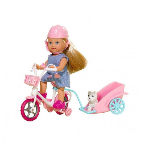 TOY DOLL EVI DOLL WITH A BIKE 105730783