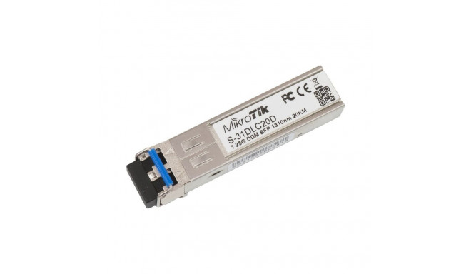Mikrotik S-31DLC20D võrgusaatemoodul 1250 Mbit/s SFP 1310 nm
