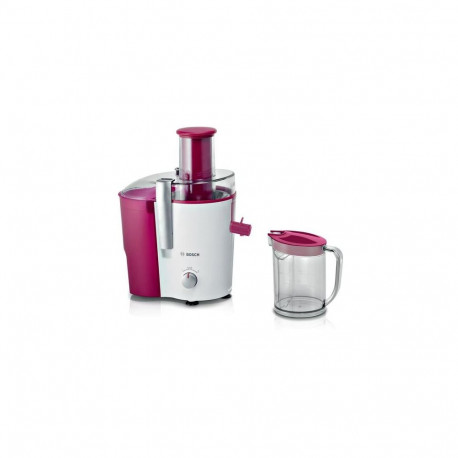 Bosch MES25C0 juice maker Centrifugal juicer 700 W Cherry (fruit), Transparent, White