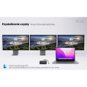 USB-C DP Dual HDMI Docking Station with Power Delivery 100 W + i-tec Universal Charger 100W