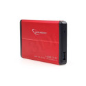 Gembird HDD/SSD korpus 2.5'' SATA jaoks – USB 3.0 alumiinium punane