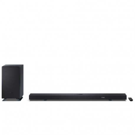 Sharp HT-SBW55121(BK) Q 5.1.2 Dolby Atmos/ DTS:X Soundbar with Wireless Subwoofer, Black |