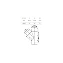 TEE INTERNAL D58/58X45 PP SKOLAN