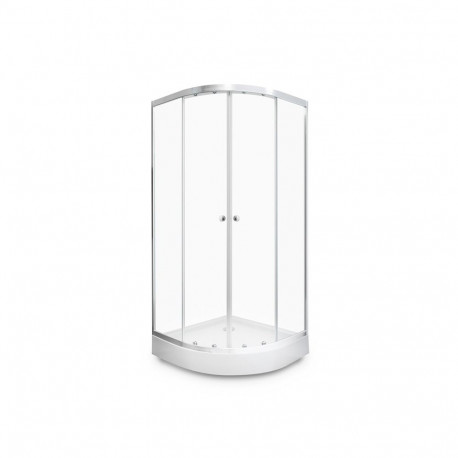 SHOWER ENCL QA017-80 liivakarva 80x80x195 2P