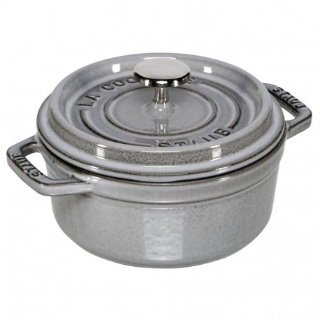Staub Cocotte 12cm ümmargune grafiithall malmist hautamisnõu