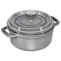 Staub Cocotte 12cm ümmargune grafiithall malm