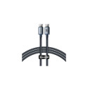 Baseus Type-C - Type-C Crystal Shine series fast charging data cable 100W 1.2m Black (CAJY000601)