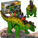 Kaugjuhitav dinosaurus RC Stegosaurus kõnnib süttib ja möirgab