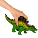 Kaugjuhitav dinosaurus RC Stegosaurus kõnnib süttib ja möirgab