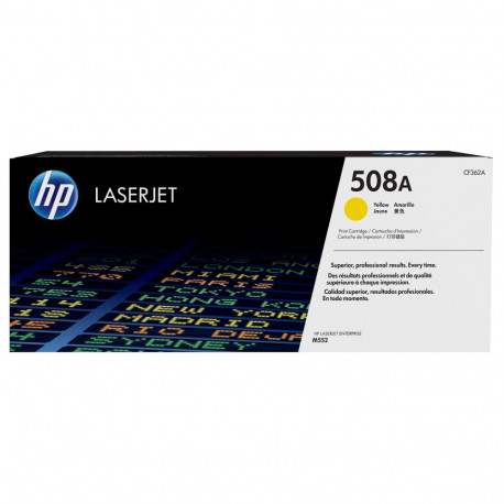 HP toner CF362A 508A Color LaserJet Enterprise M552dn/M553dn/M553n/M553x/MFP M577 5000lk, yellow