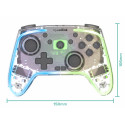 Speedlink juhtmevaba mängupult Rait NX RGB PC/ Android/Switch OLED/Lite, läbipaistev (SL-650115-CR)