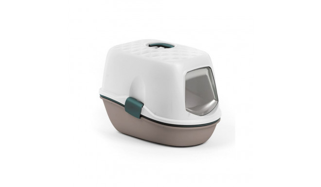 kassitualett kinnine Furba Top Chic 58.5x39.4x42.7cm valge|helehall