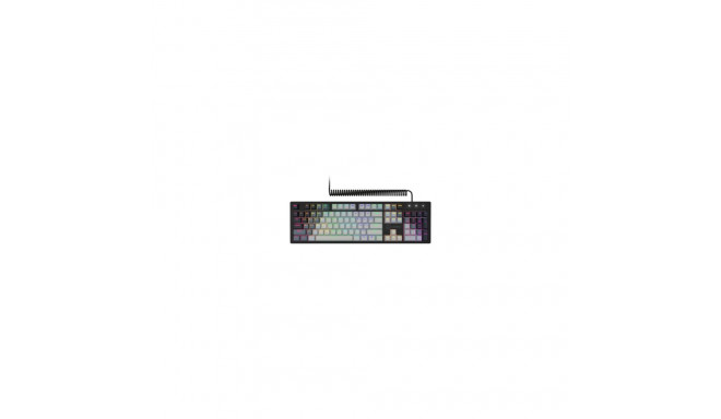 LORGAR Azar 514 Wired mechanical gaming keyboard RGB backlight 1680000 color variations 18 mode keys